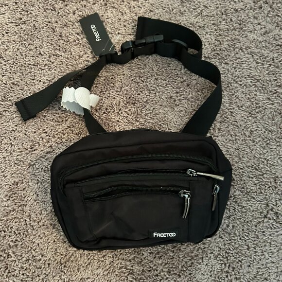 NWT Black Waist Pack Fanny Pack - Picture 1 of 2